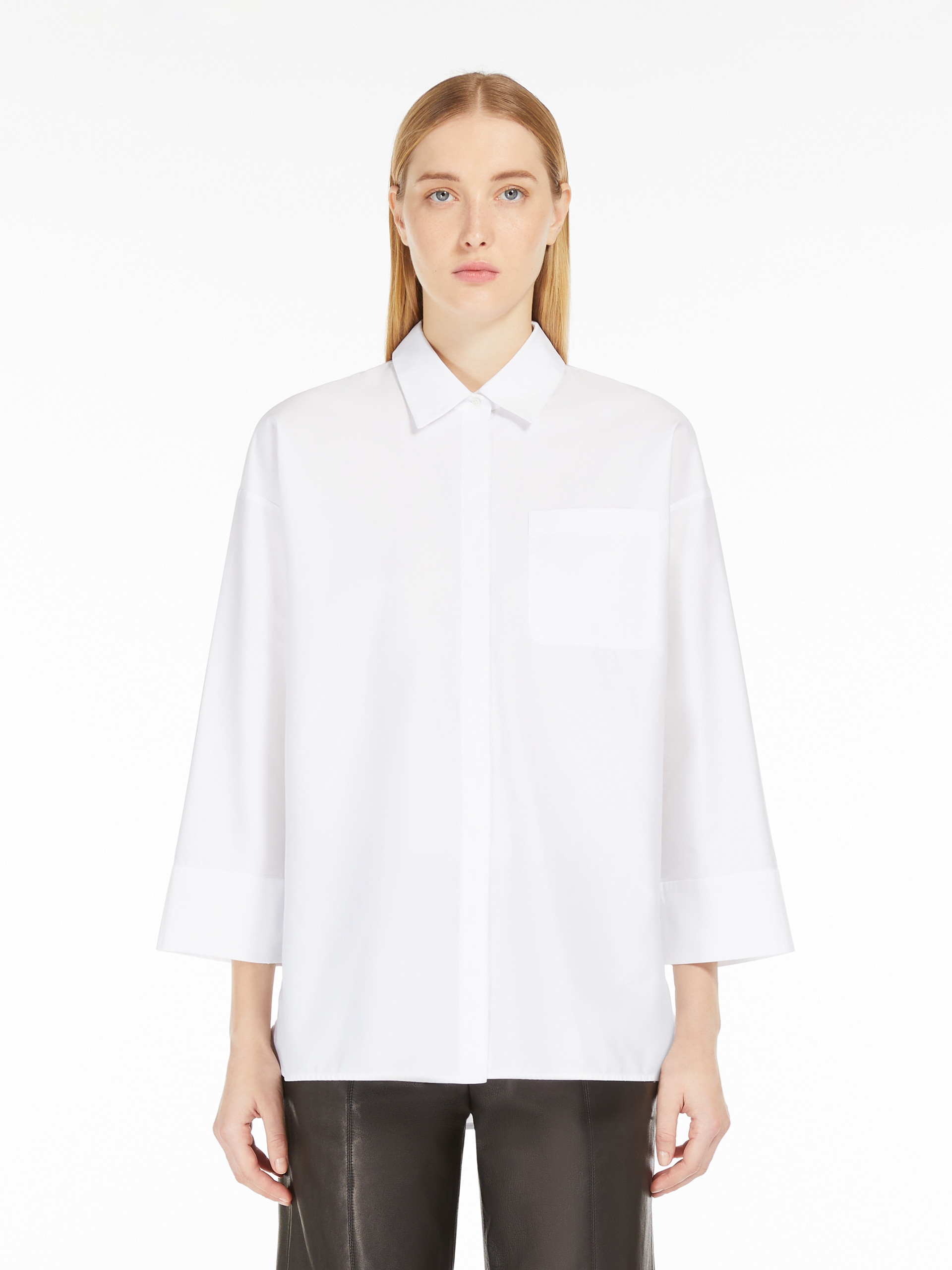 FANO Cotton twill blouse - 3