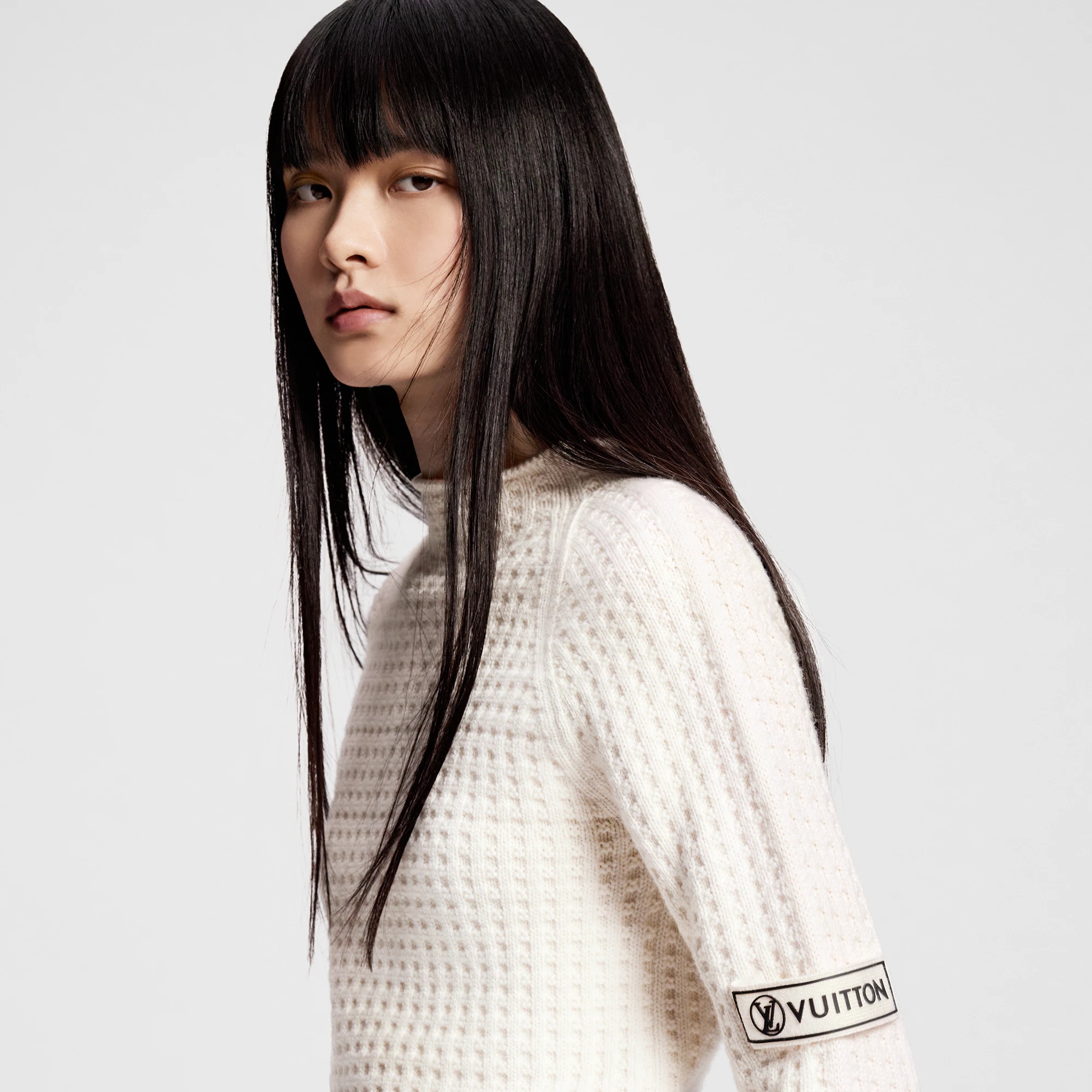 Waffle Knit Pullover - 2