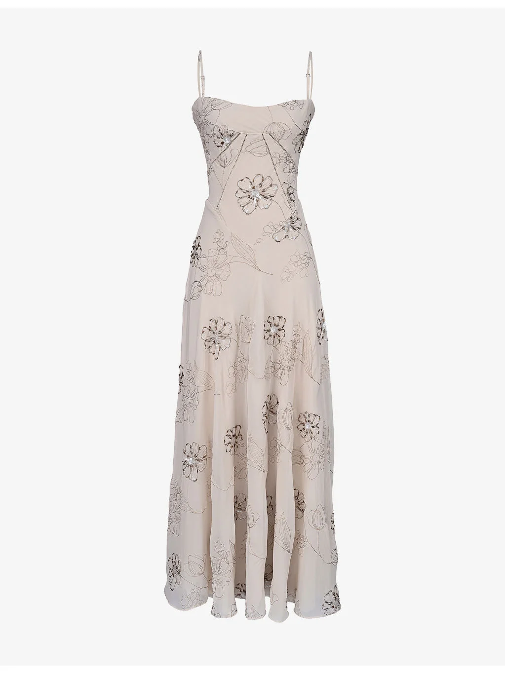 Seren Floral-Pattern Woven Maxi Dress - 1