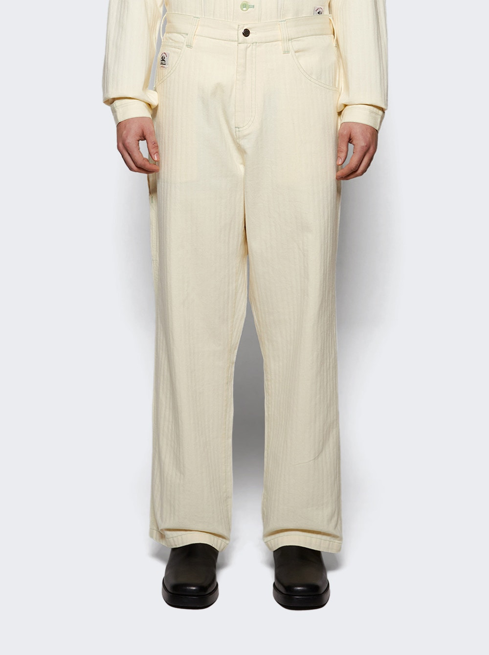 Greenskeeper Knolly Brook Trousers Ivory - 2