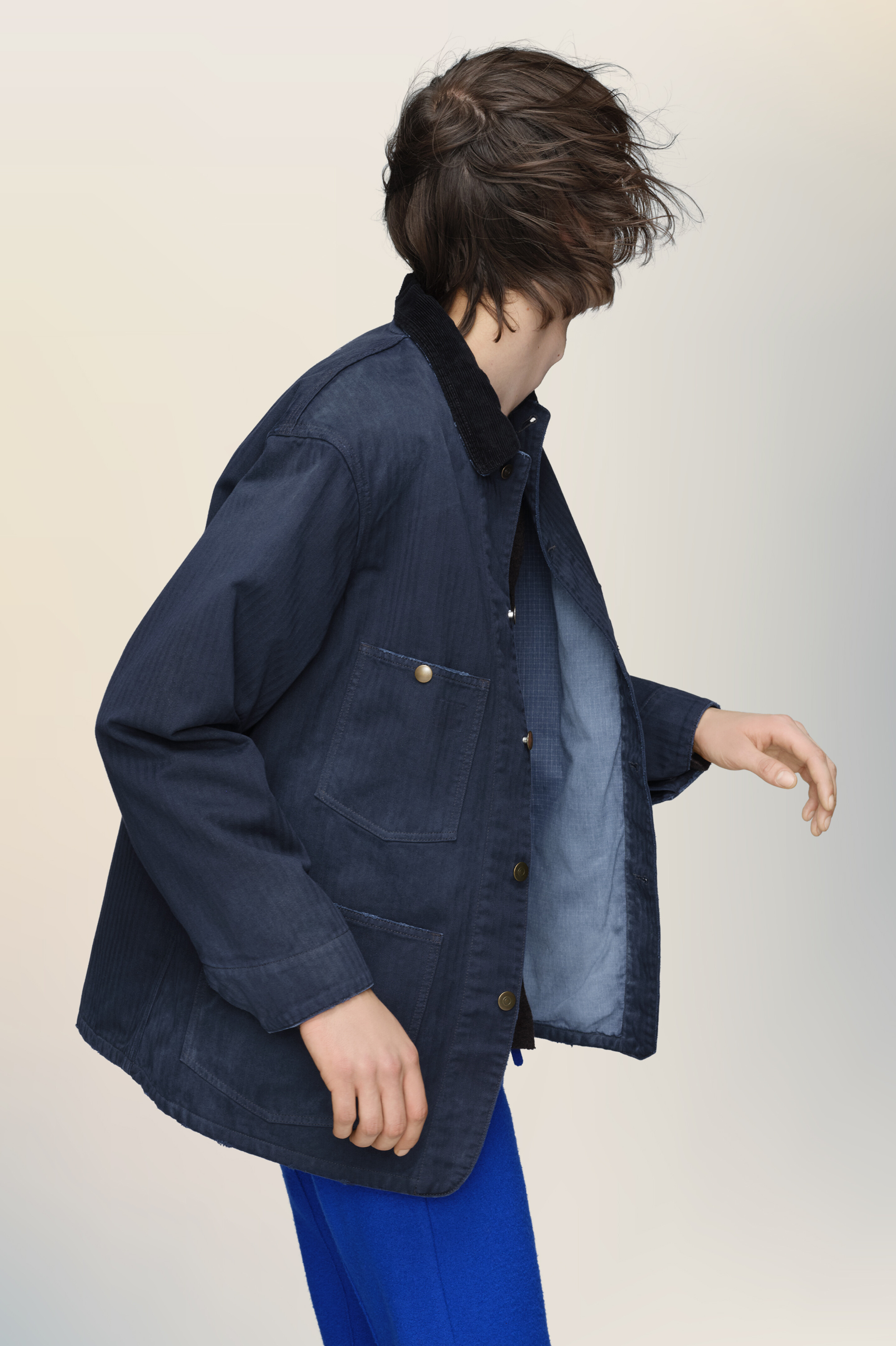 Herringbone workwear jacket - 4