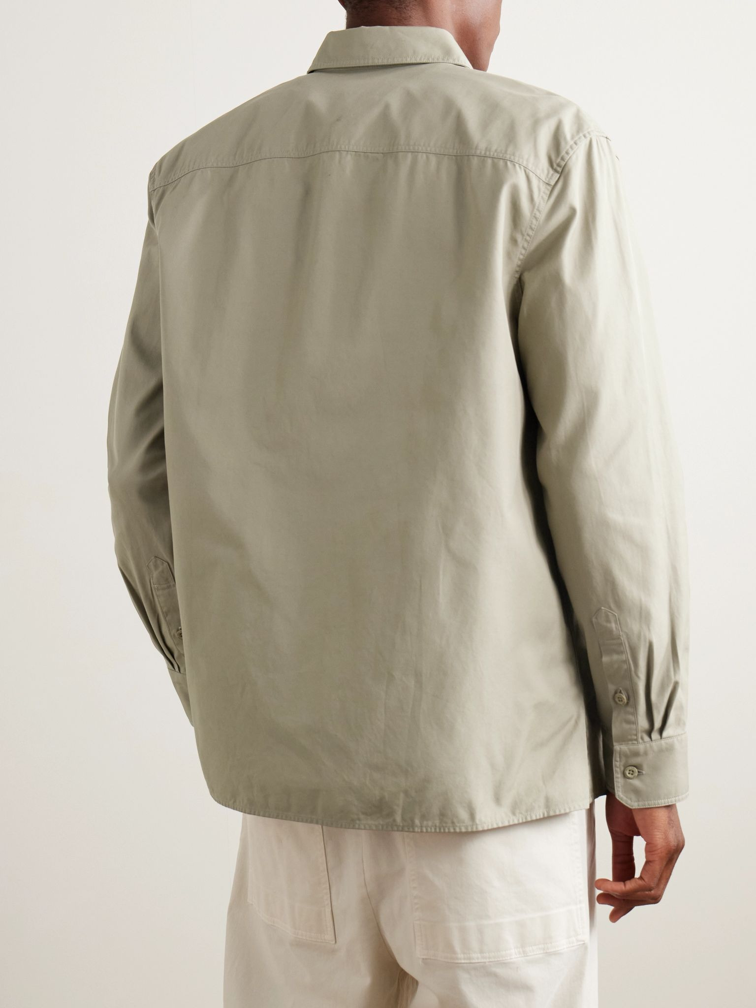 Chance Cotton-Twill Shirt Green - 3