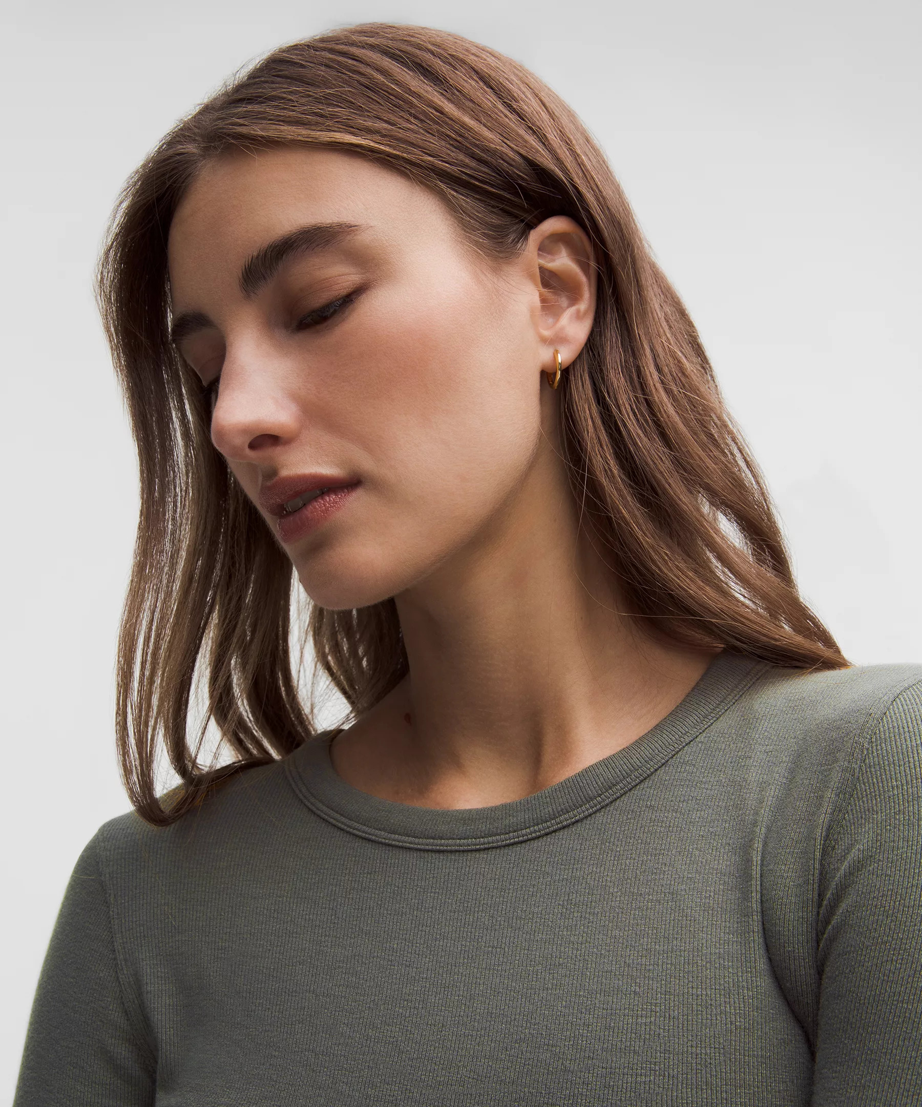 Hold Tight Straight-Hem Cropped Long-Sleeve Shirt - 4