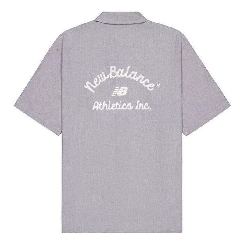 New Balance New Balance Athletics Sports Club Shirt 'Grey' NAE22161-CHL outlook