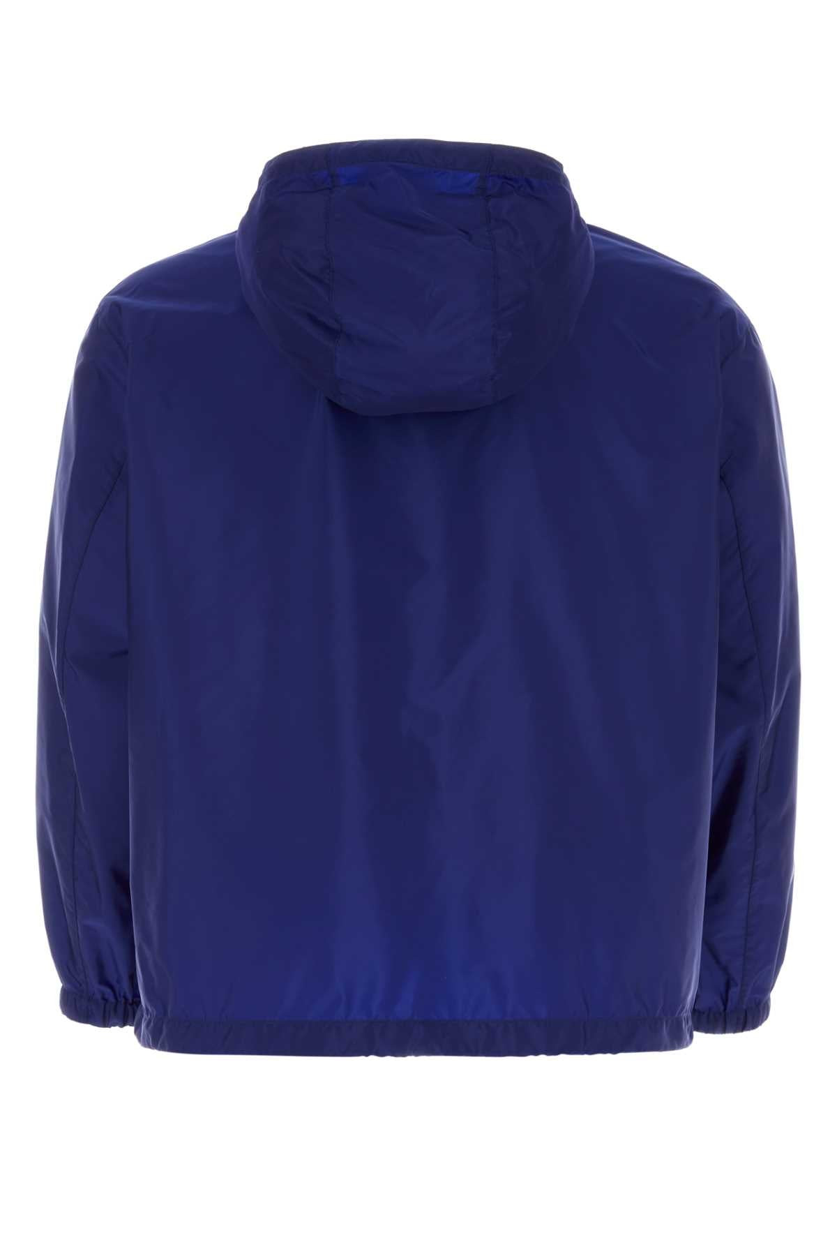 Prada Men Blue Re-Nylon Windbreaker - 2