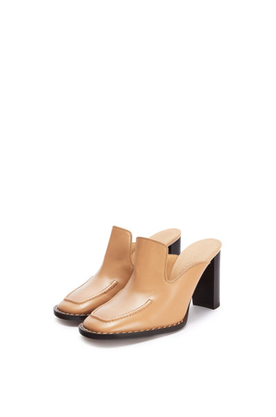 Loewe Heel mule 75 in calf outlook