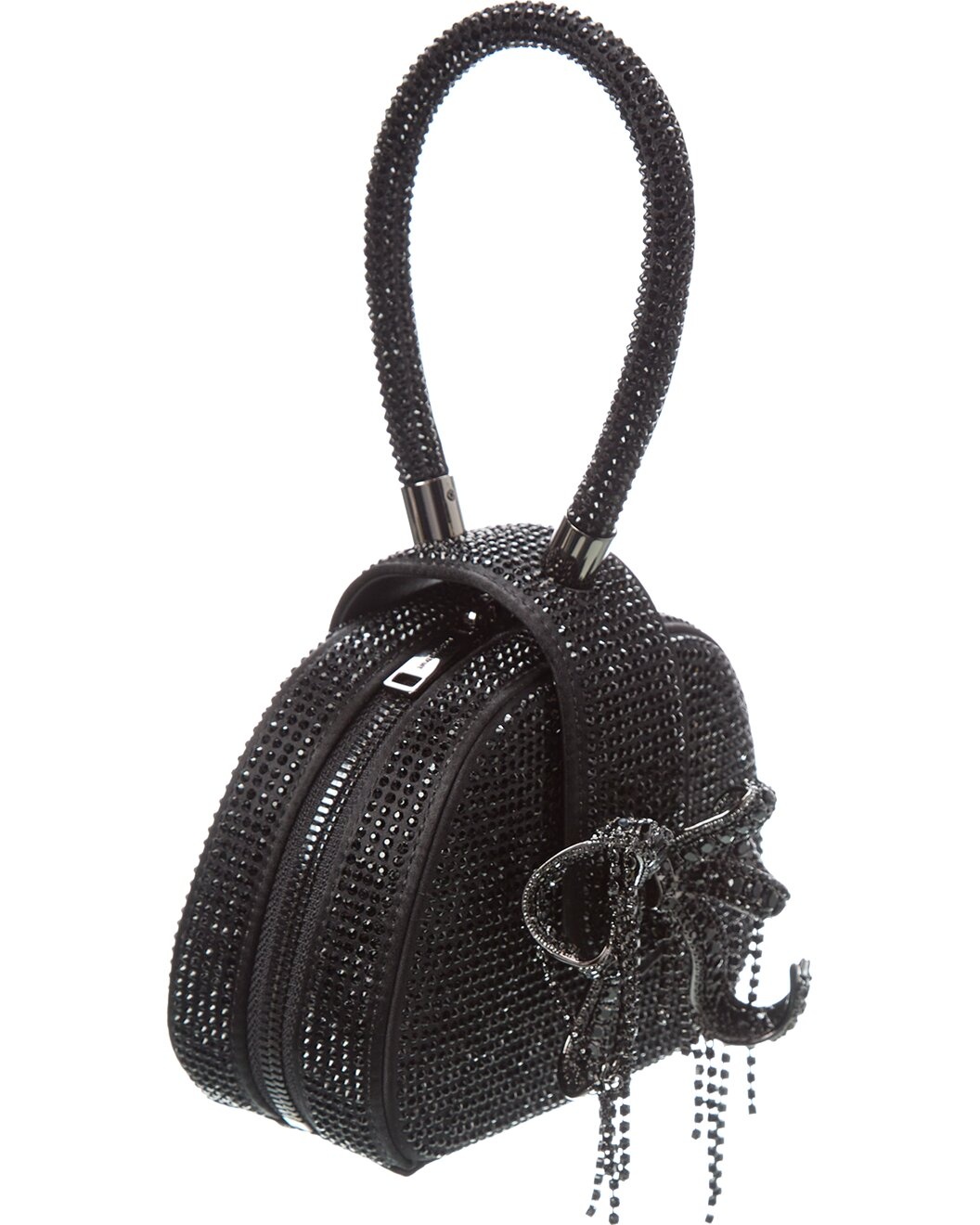Self-Portrait Rhinestone Top Handle Micro Bag - 3