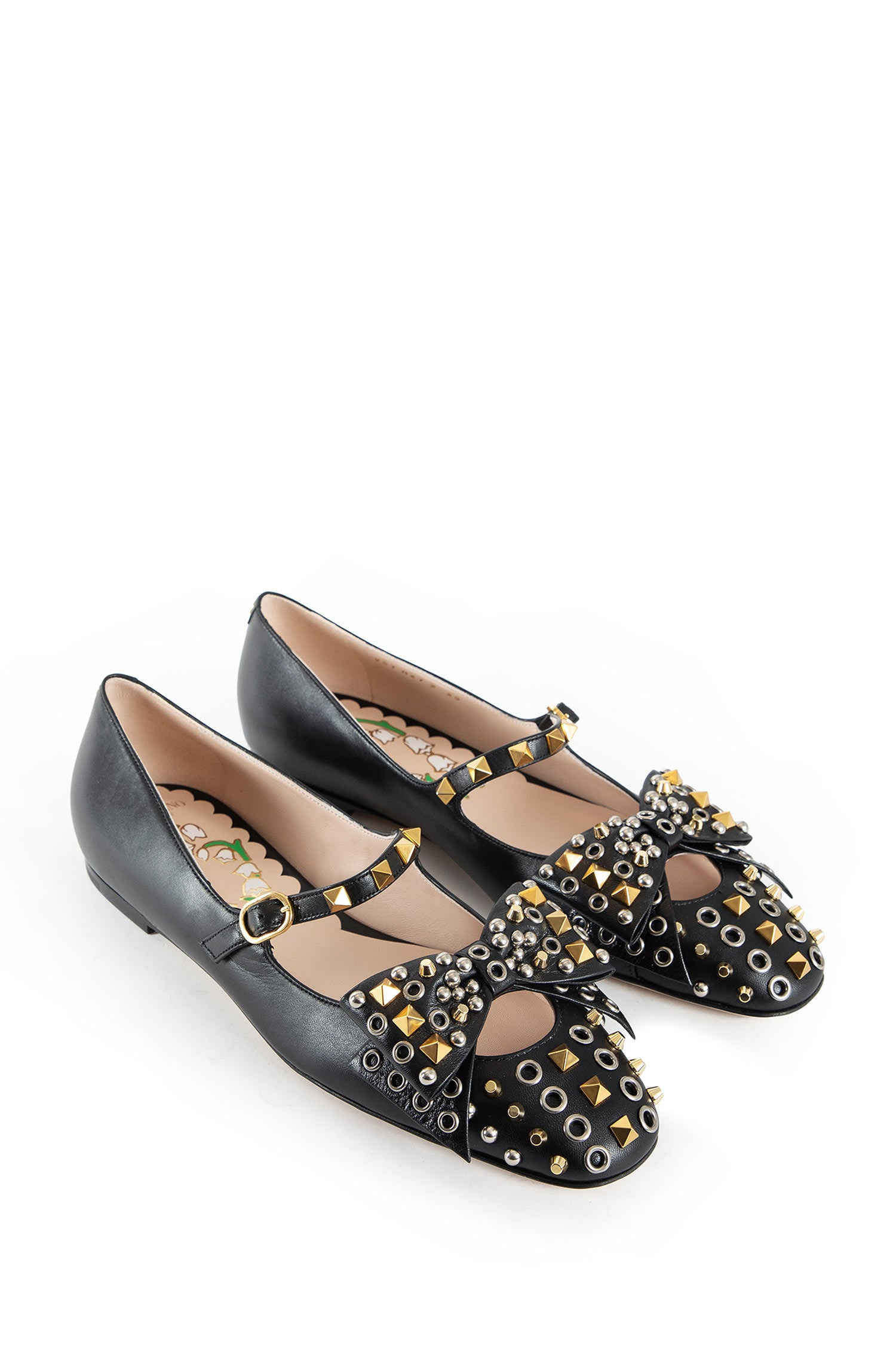 Mary-Jane-Bowow-Ballerinas-With-Studs - 7