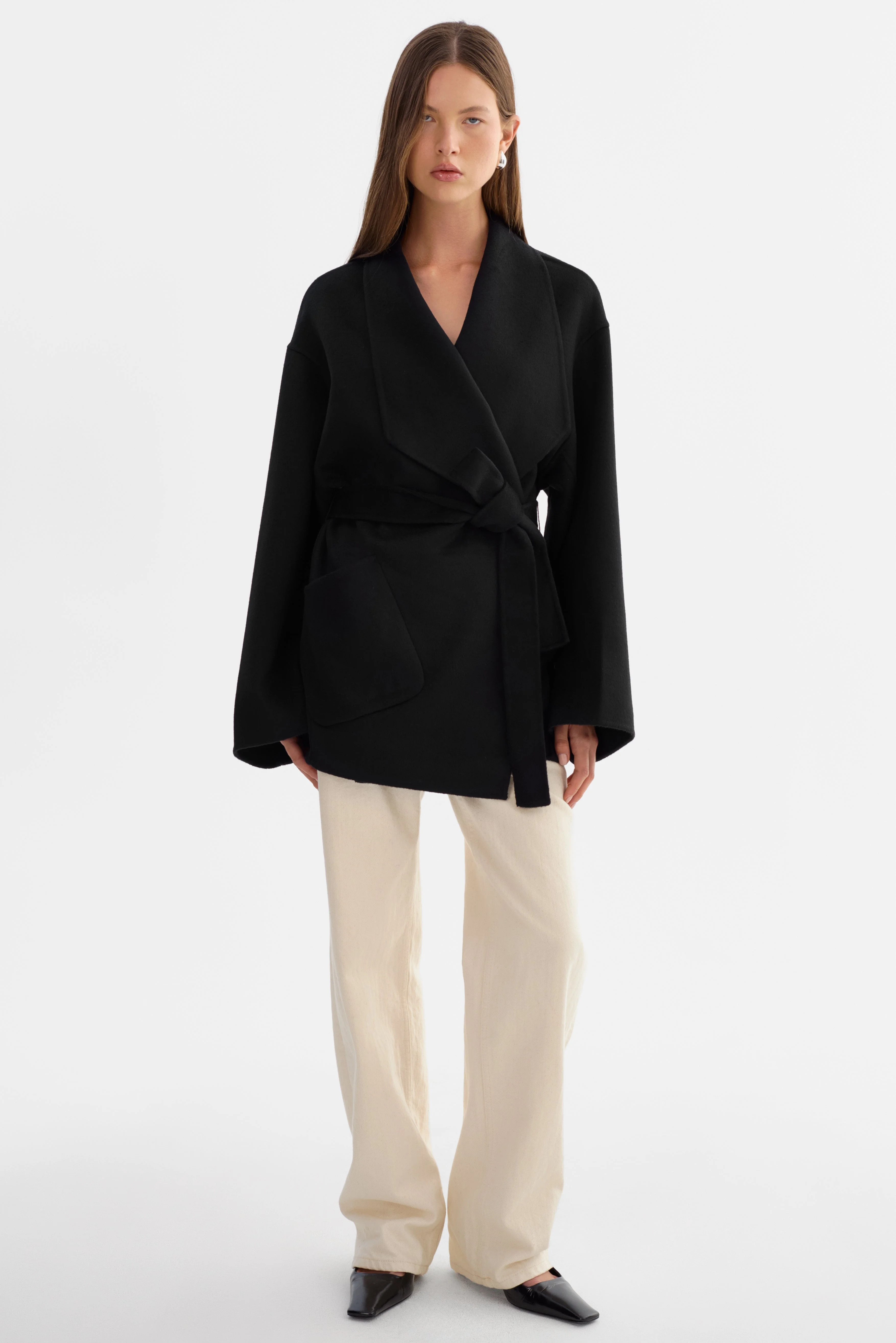 MEKIA | Double Face Wool Coat - 1