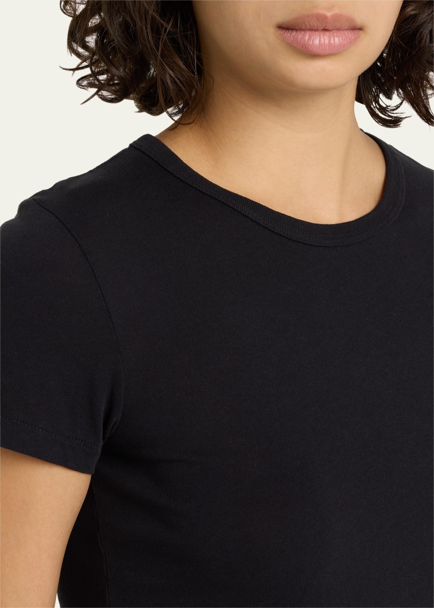 Fitted Cropped Baby Tee - 5