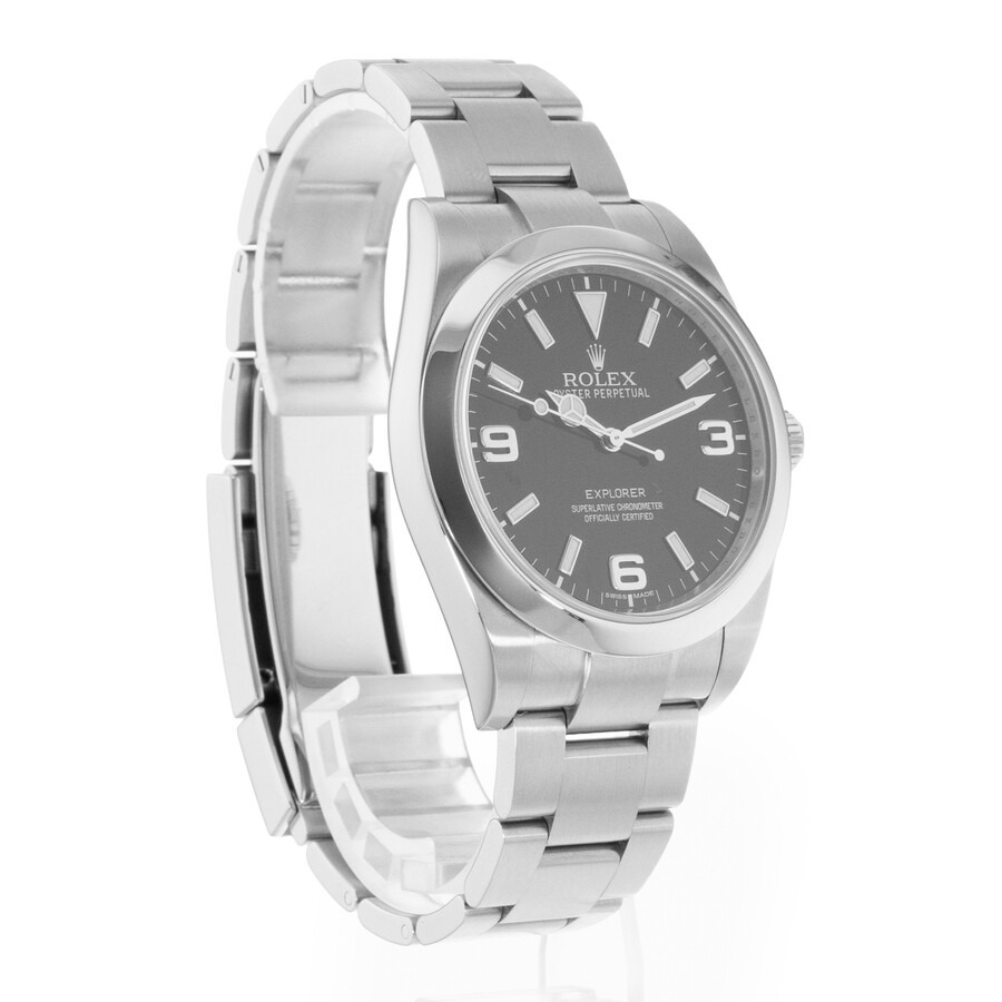 Pre-owned Rolex Explorer Automatic Chronometer Black Dial Men's Watch 14270 BKSO - 3