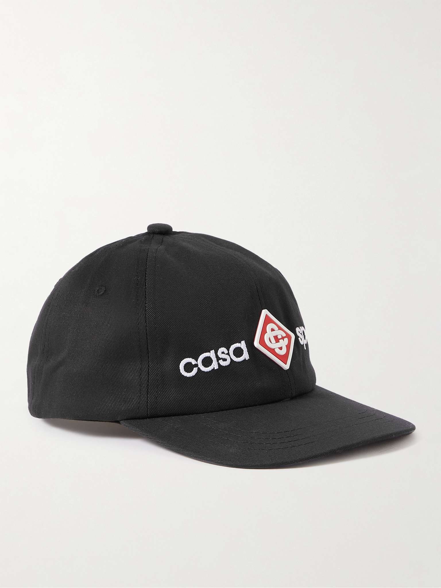 Casa Sport Logo-Embroidered Cotton-Twill Baseball Cap - 1