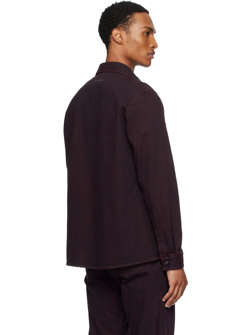 Burgundy Faded Shirt - 3