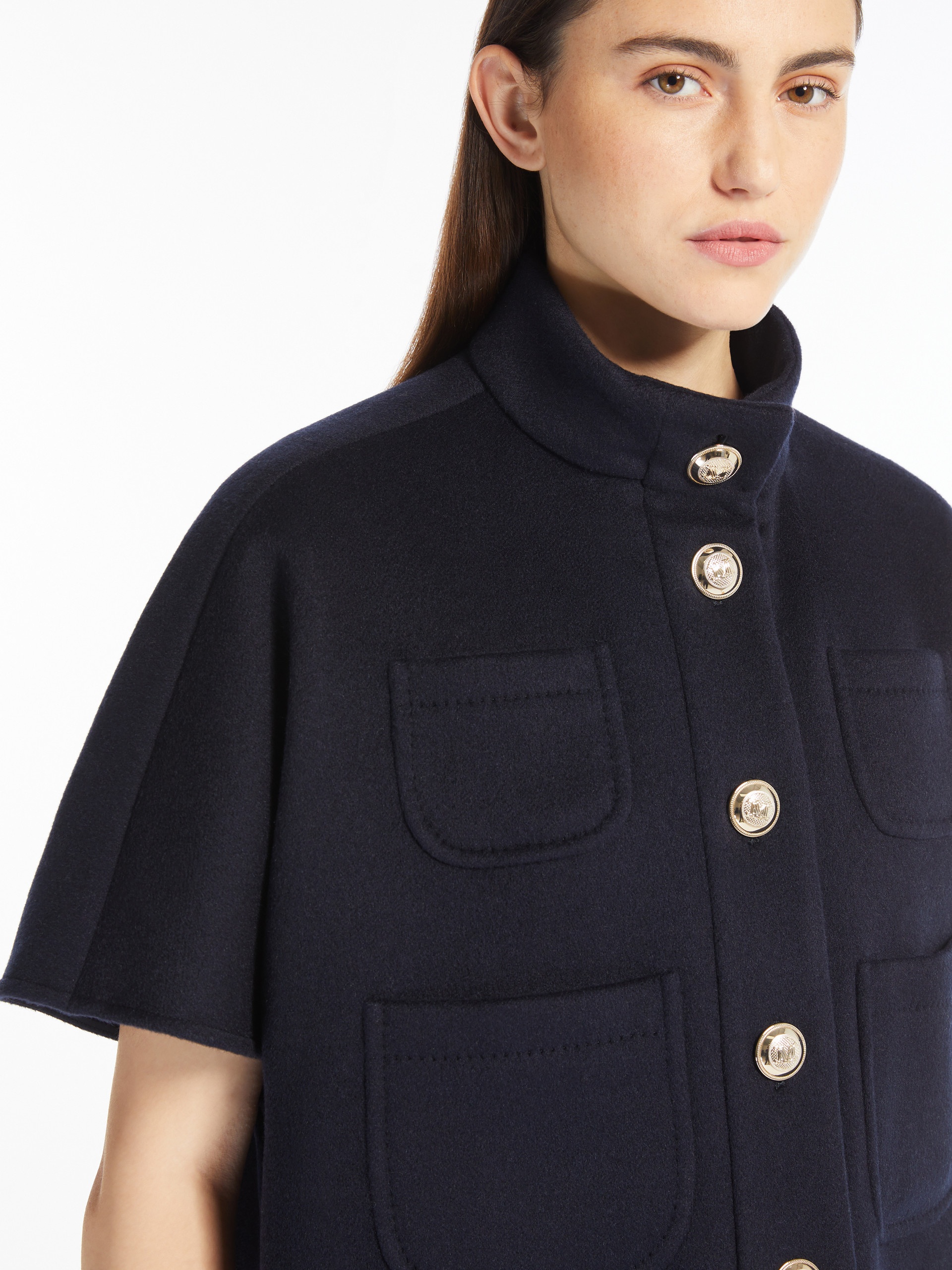 NEMI Cashmere cropped cape - 5