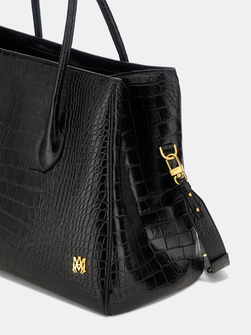EMBOSSED CROC HONEY 50 TOTE 4