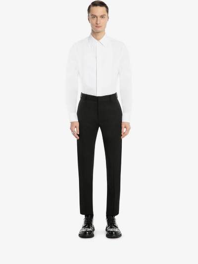 Alexander McQueen Tailored Cigarette Trousers in Black outlook