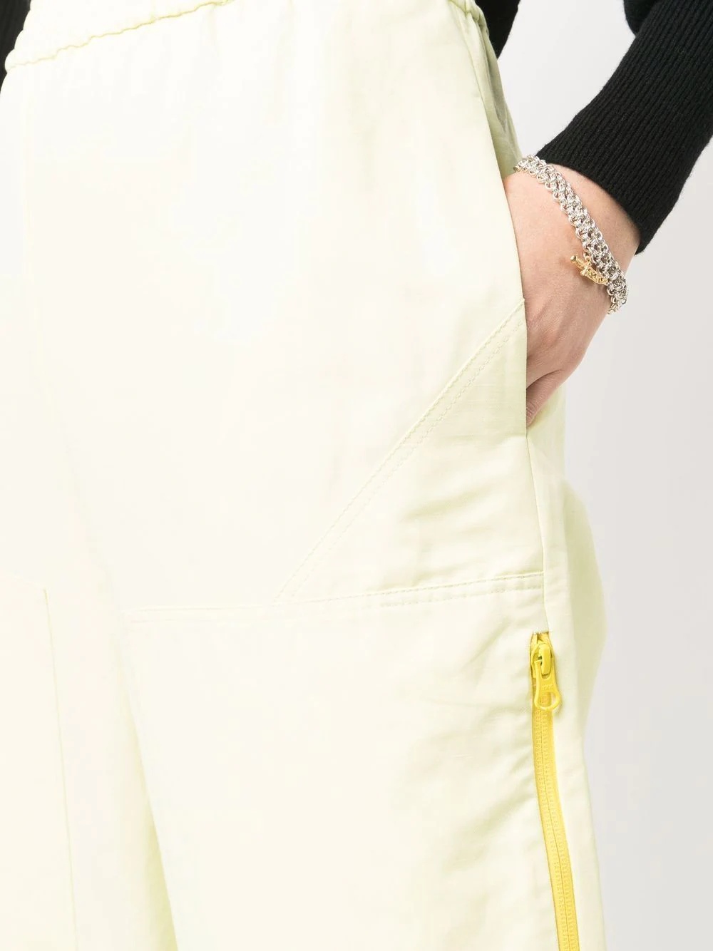drawstring cuff track pants - 5