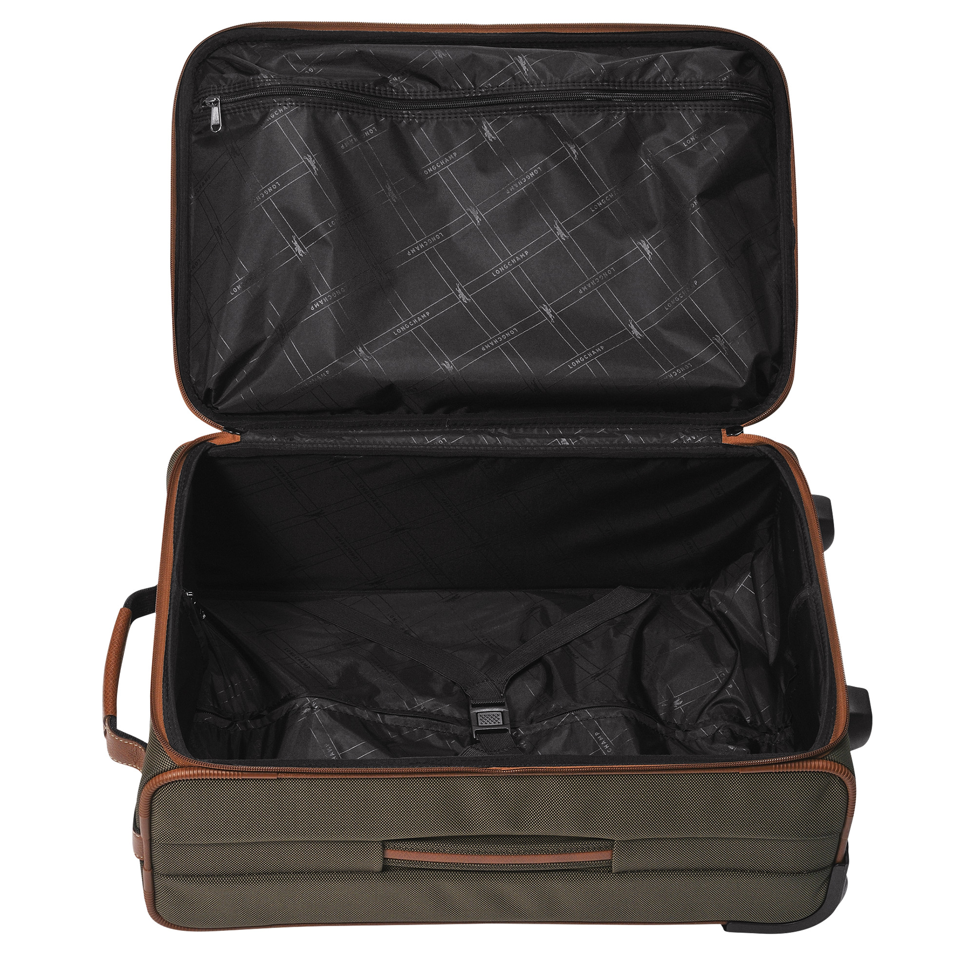 Boxford M Suitcase Brown - Canvas - 4
