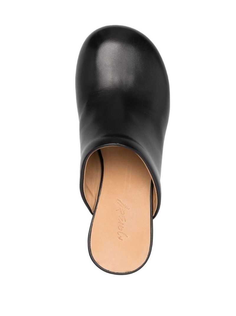 calf-leather mules - 4