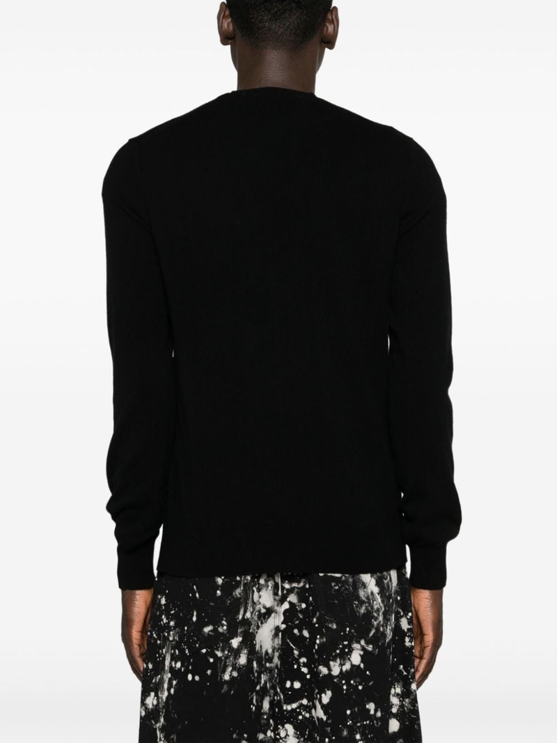 heart-patch wool jumper 5