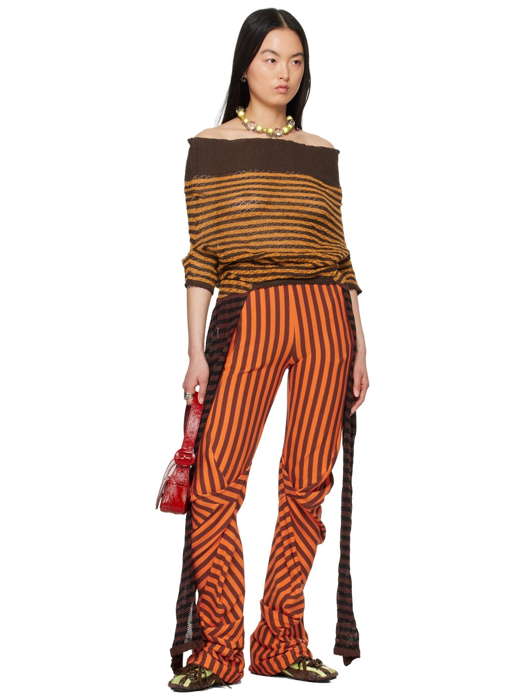 Orange Orpheus Trousers - 4