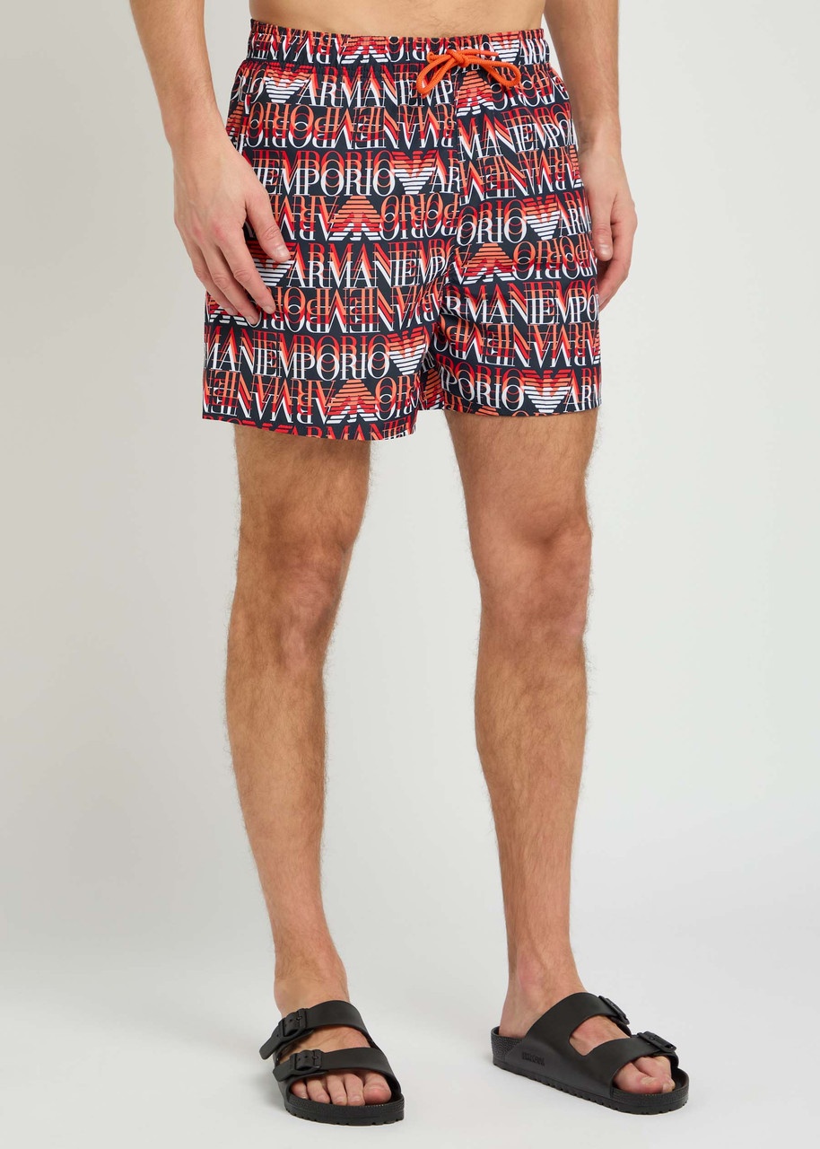 Emporio Armani Logo-print Shell Swim Shorts - 2