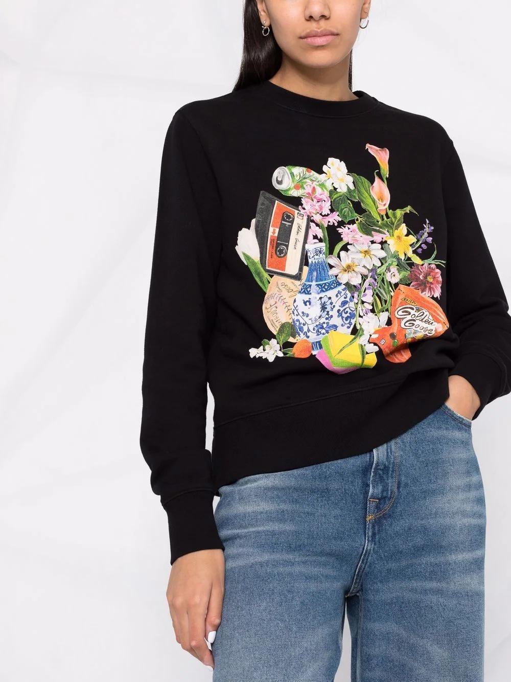 graphic-print long-sleeve sweatshirt - 5