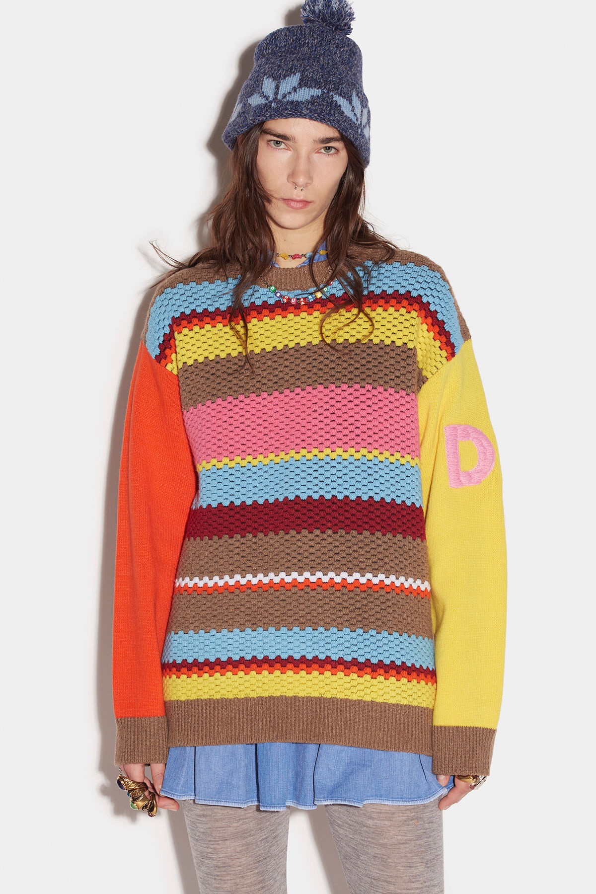 DESTINATION UNKNOWN STRIPED PULLOVER - 4