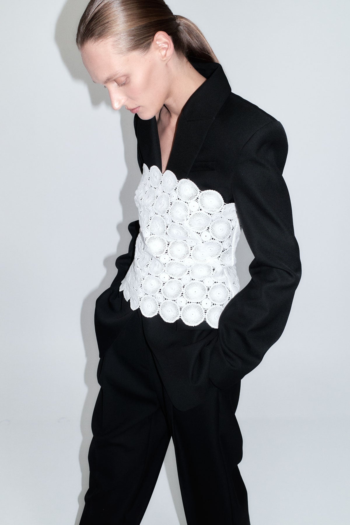 Doily Top - White - 7