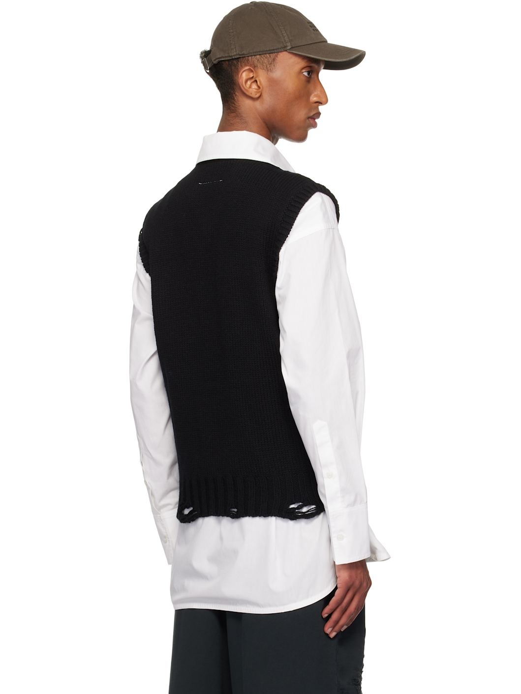 Black Numeric Vest - 3