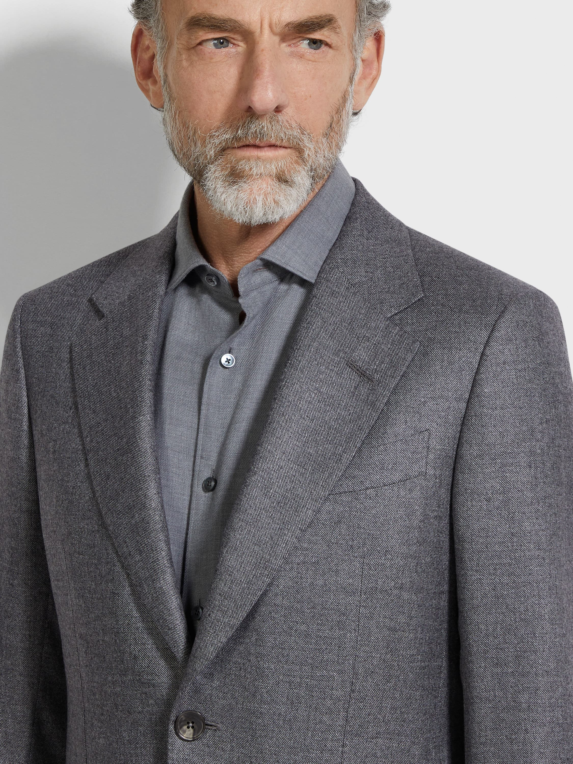 GREY OASI CASHMERE SUIT - 3