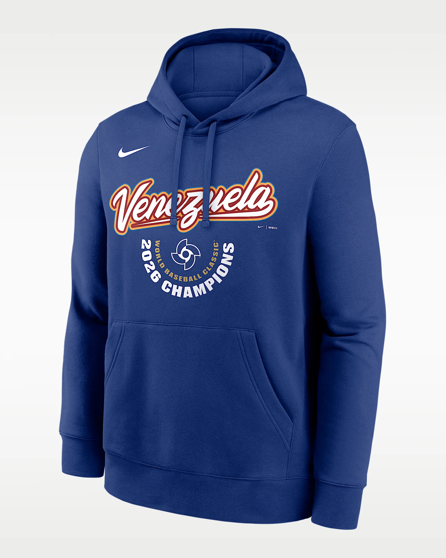 Venezuela National Baseball Team 2026 World Baseball Classic Champions Arched Logo Men's Nike Pullov - 1