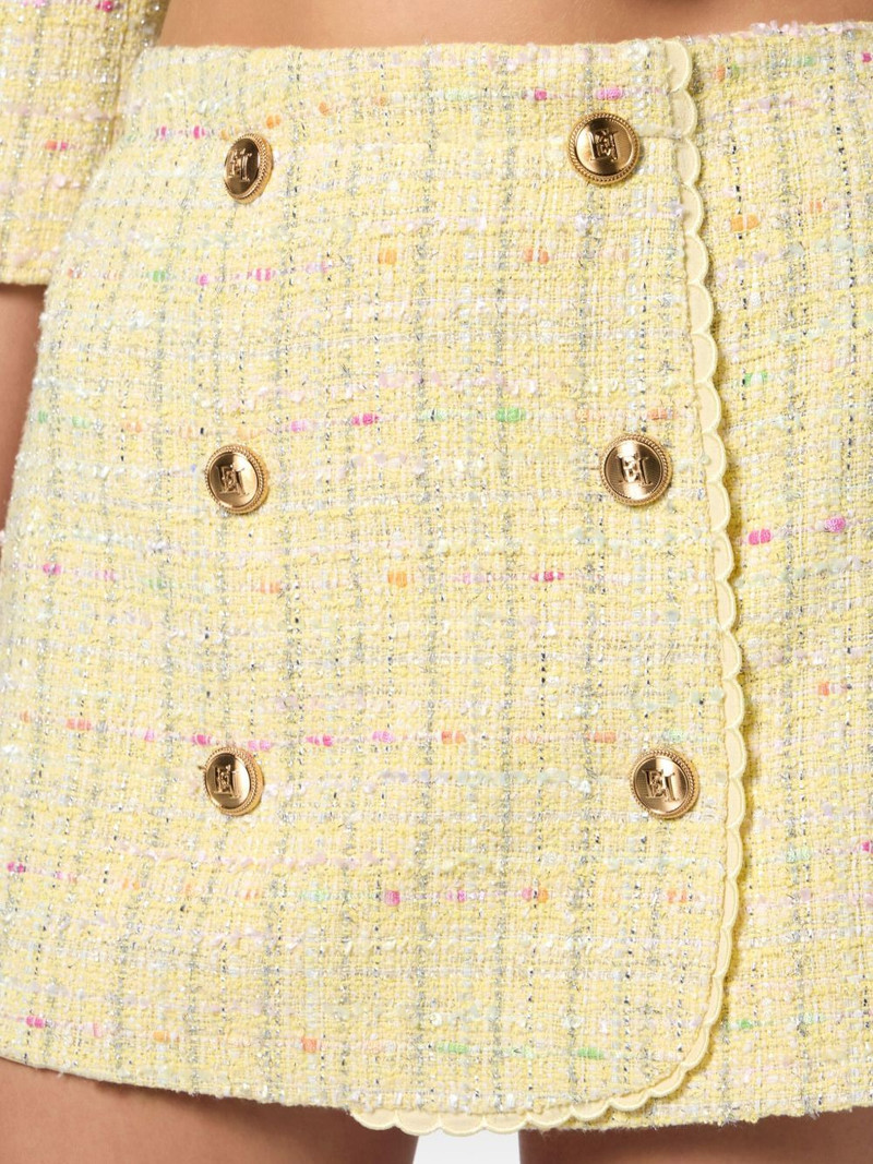 lurex bouclé mini skirt 5