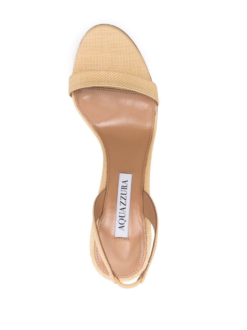 95mm single-strap leather sandals - 4