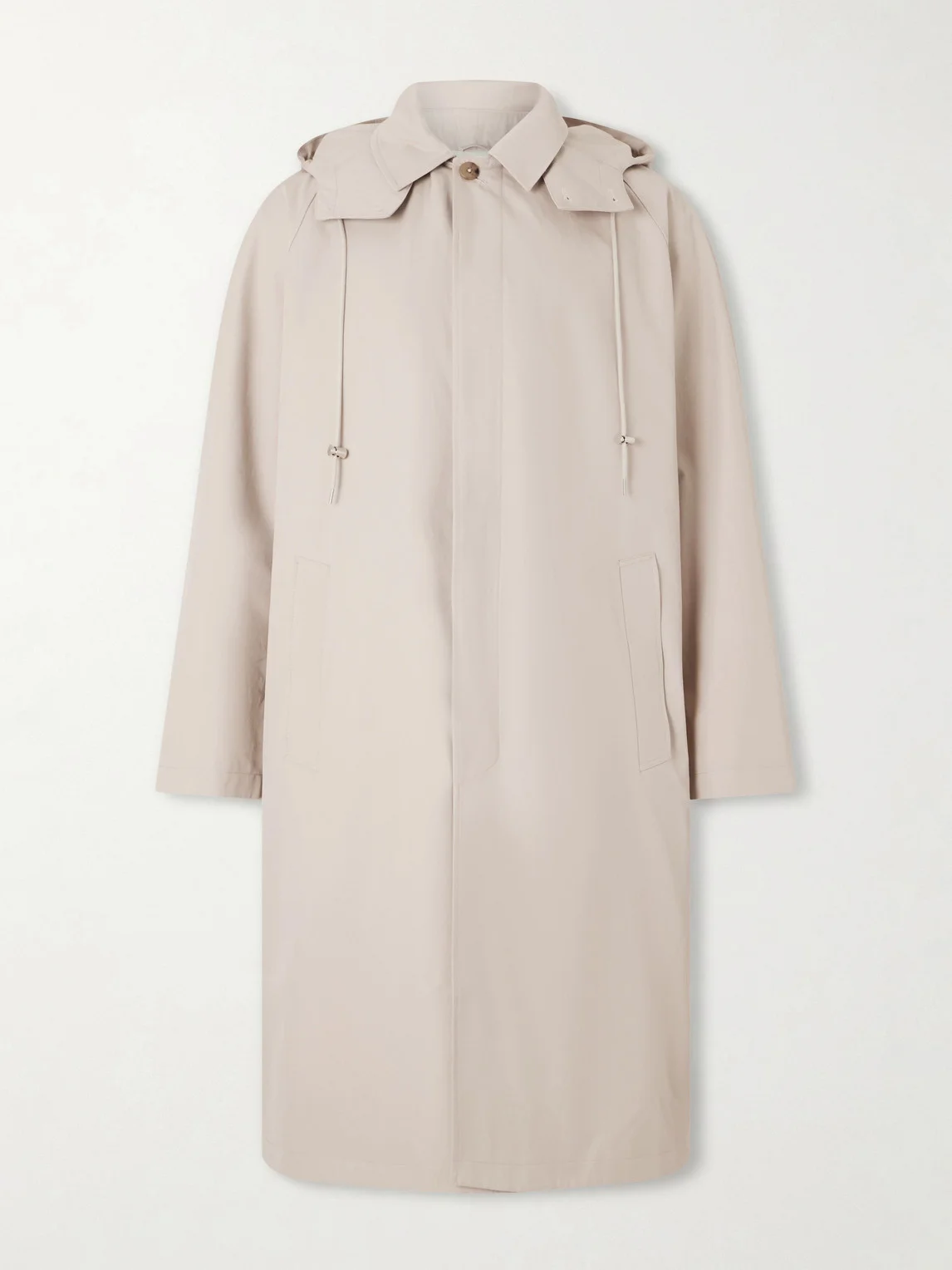 Grandad Giant Mac Cotton Coat - 1