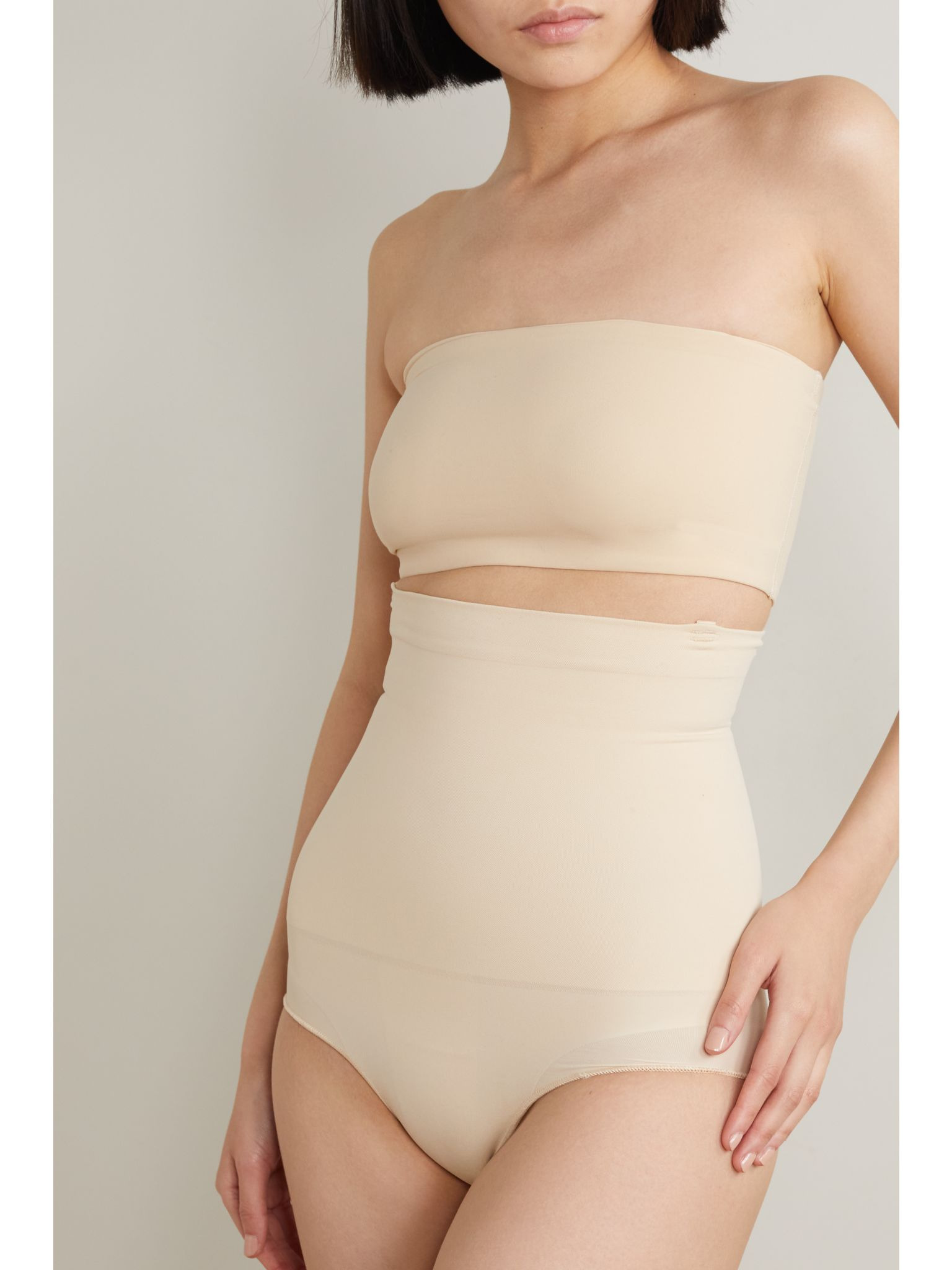 Core Control High Waist Brief - Sand Beige - 5