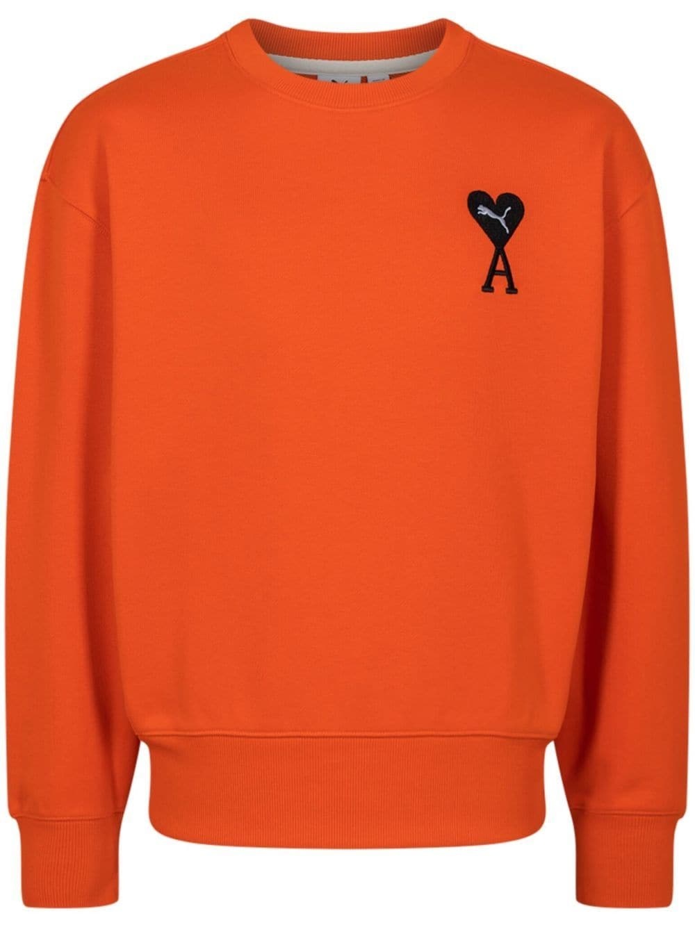 embroidered-logo sweatshirt - 2