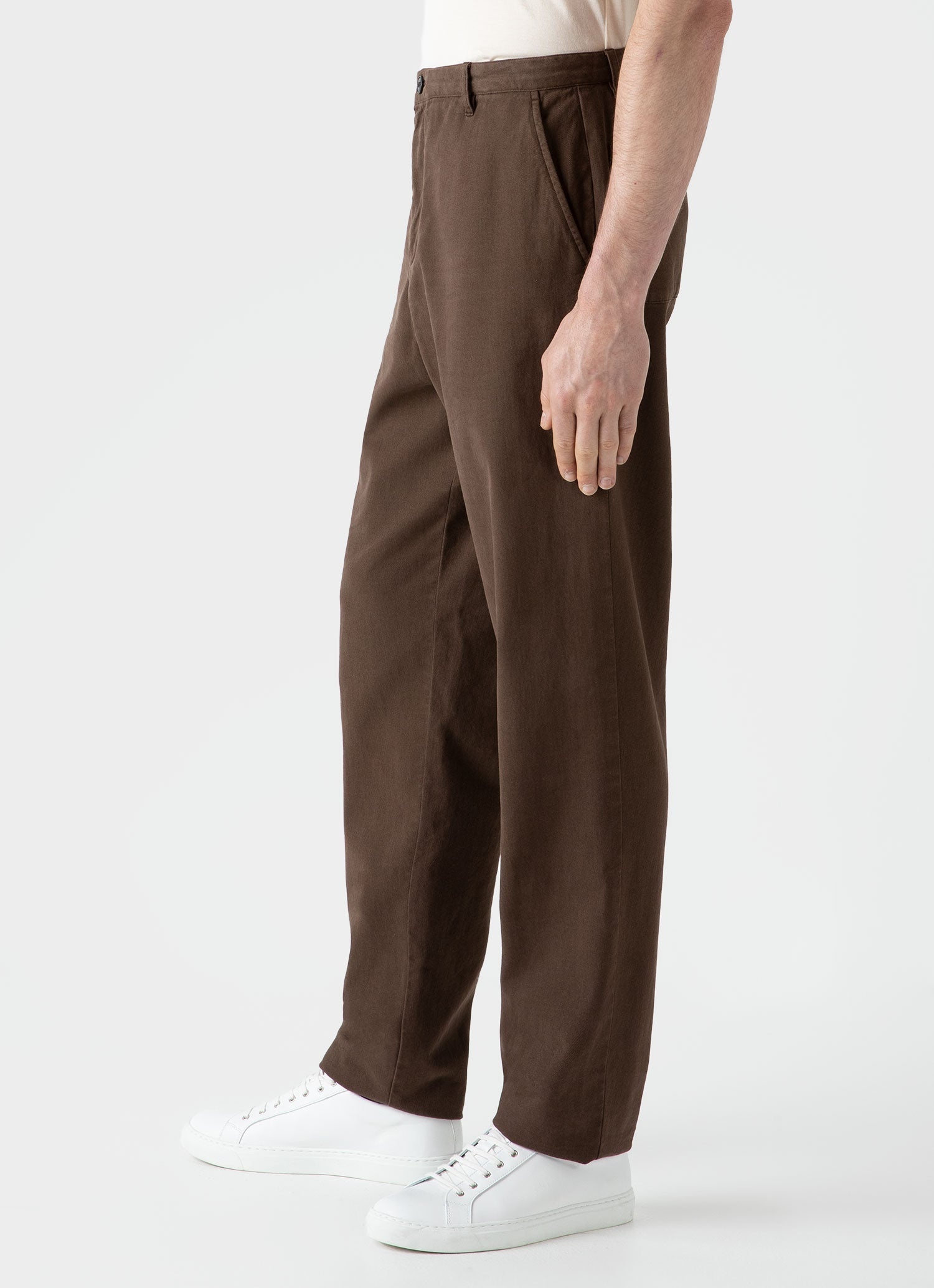 Brushed Cotton Chore Trouser - 5