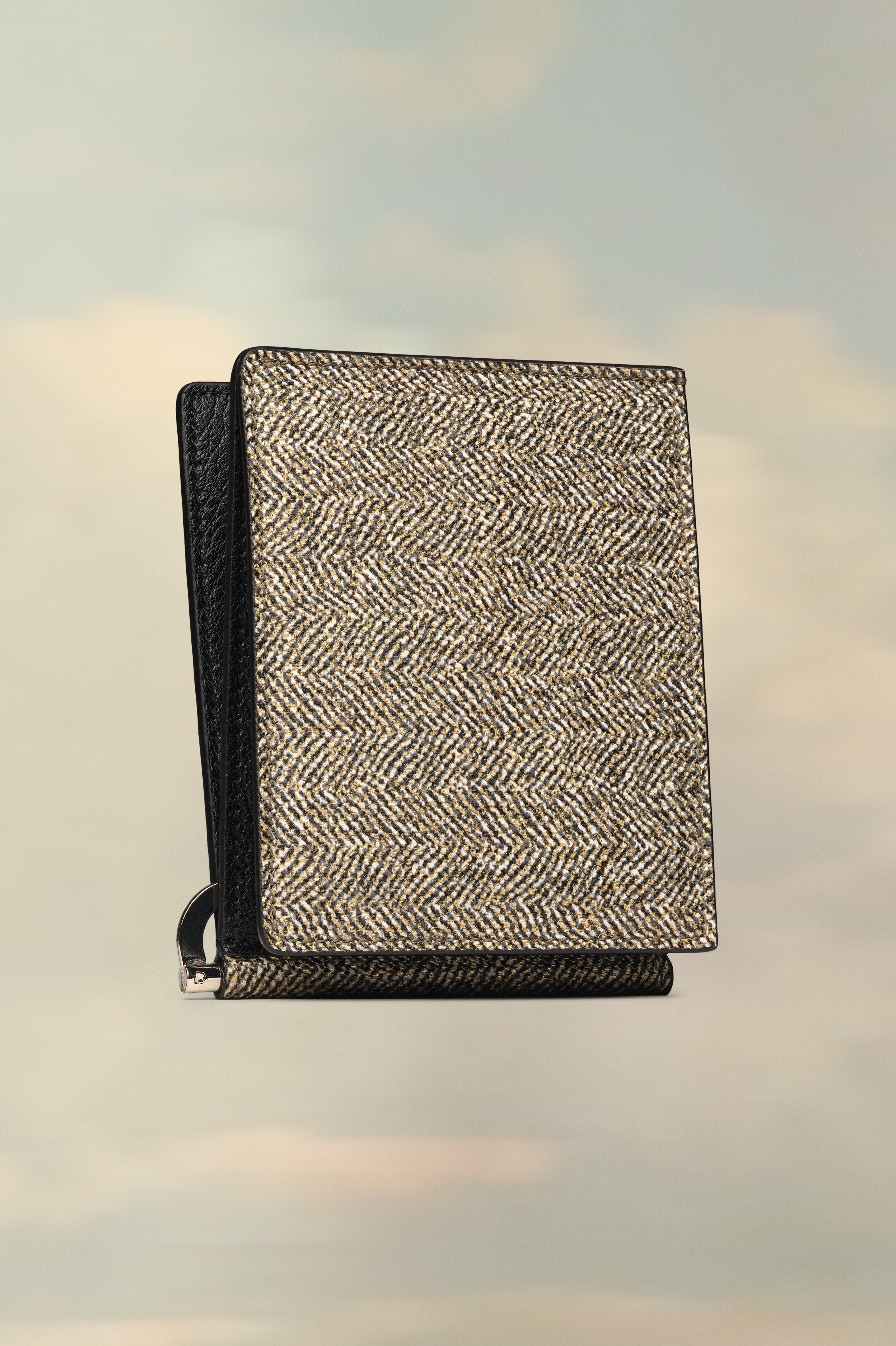 Money clip leather wallet - 1
