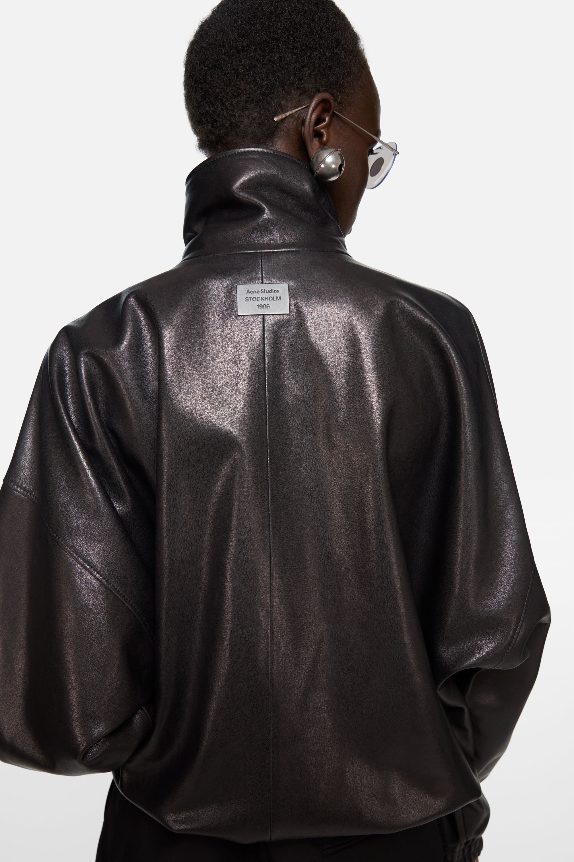 Leather jacket - Black - 4