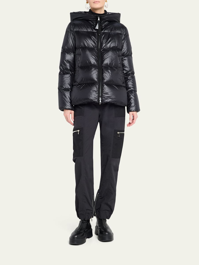 Moncler Serittes Hooded Short Down Jacket outlook