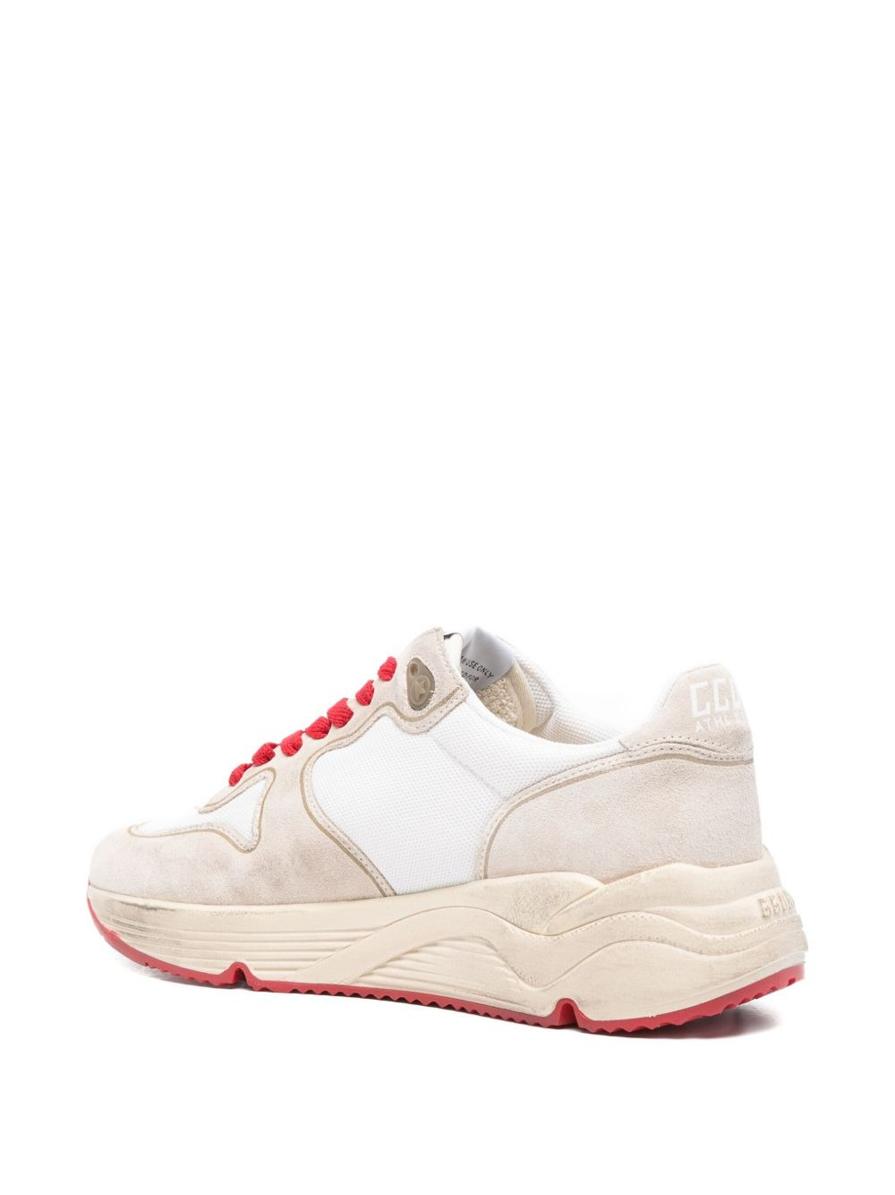 star-detail lace-up sneakers - 3