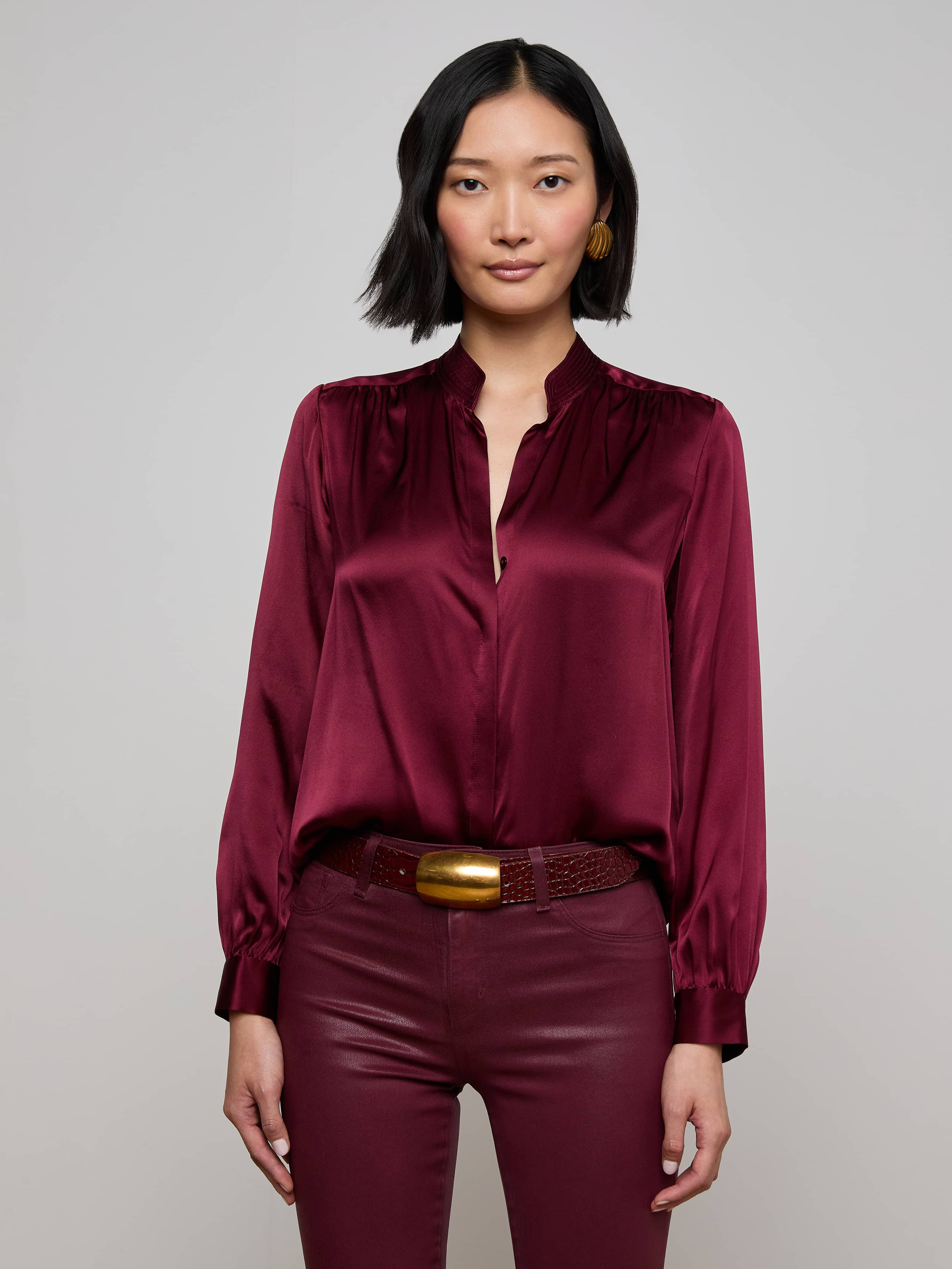 Bianca Silk Blouse - 2