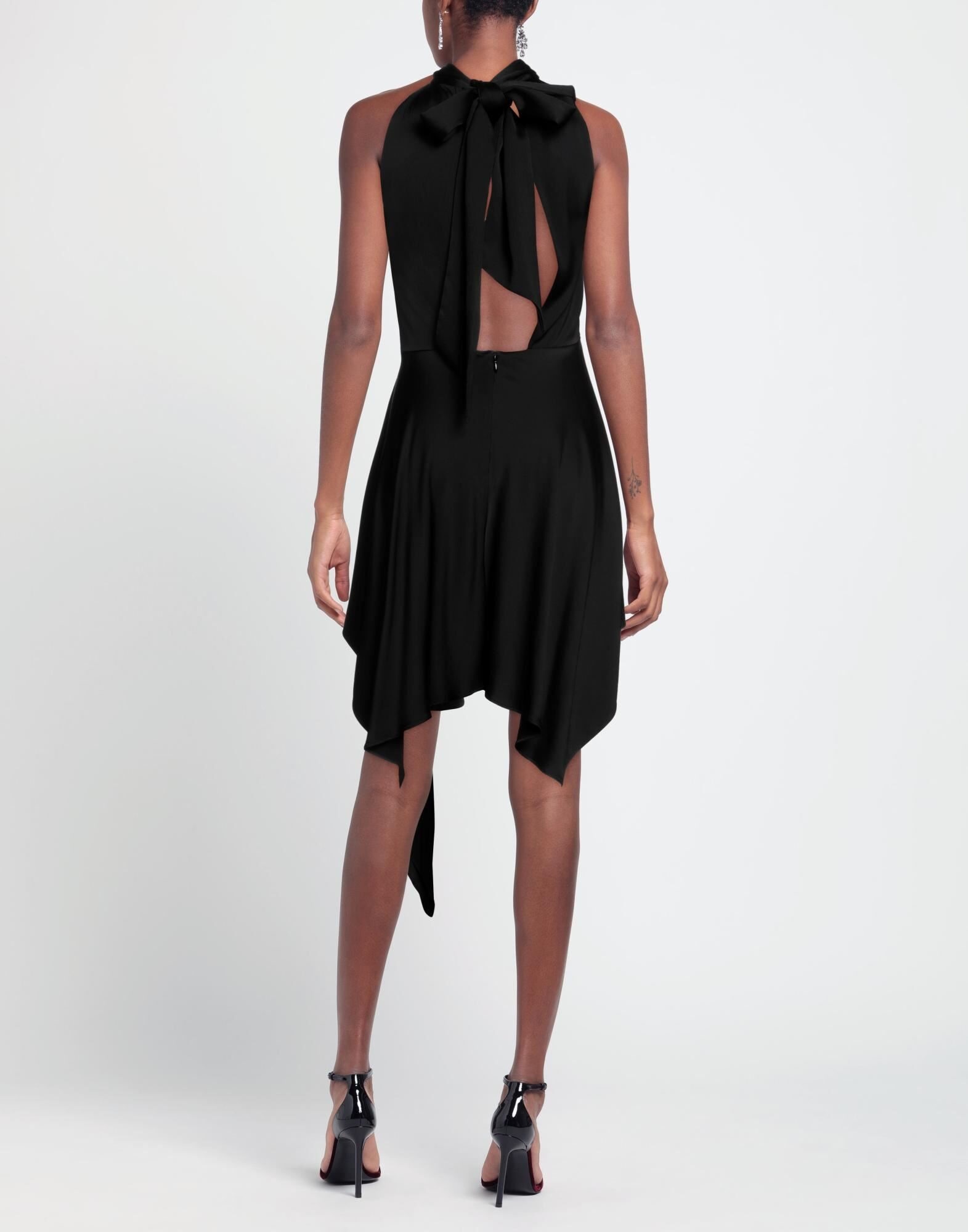 Black Women's Short Dress - 4