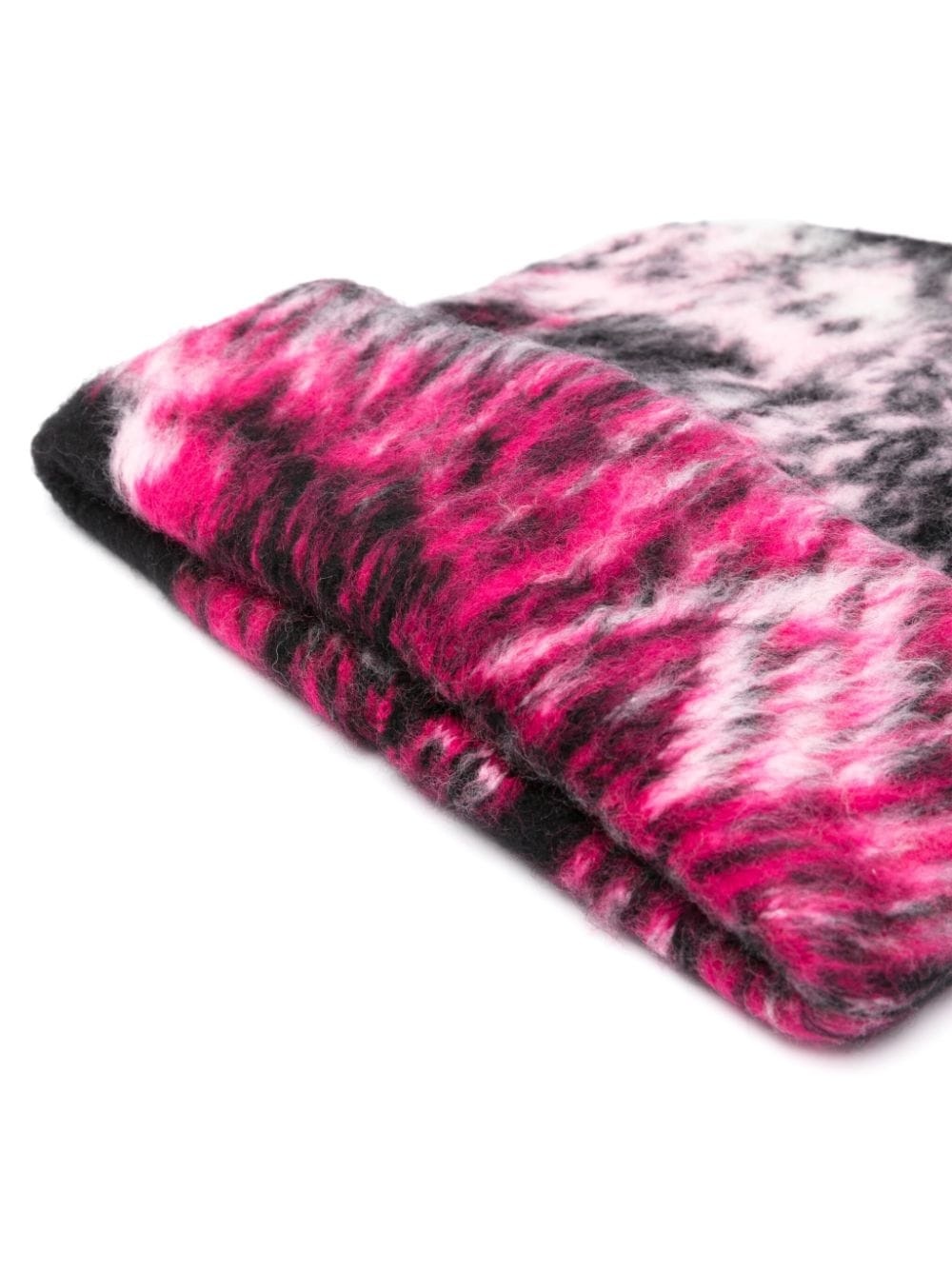 abstract-print beanie - 2