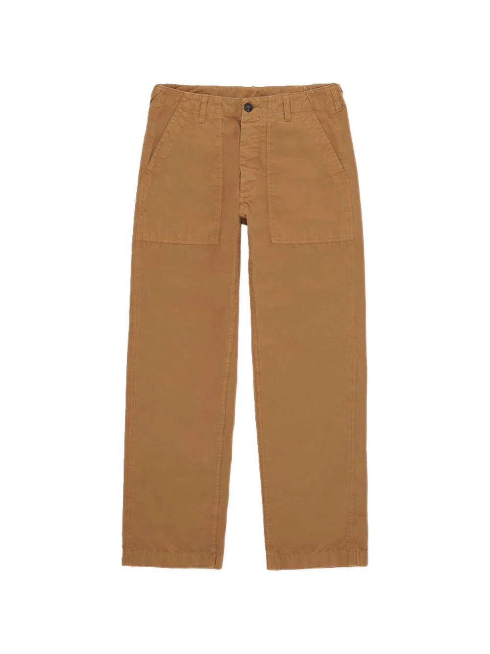 button canvas trousers - 1