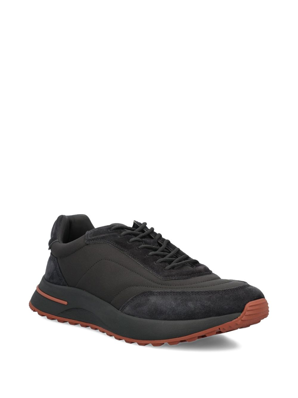 suede calfskin sneakers - 2
