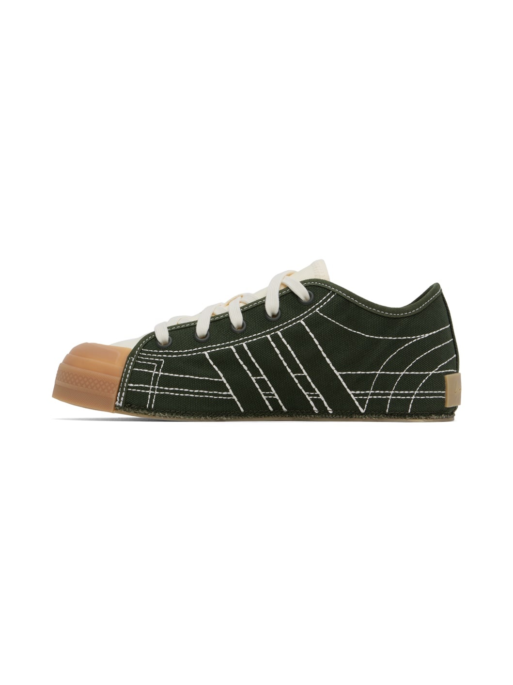 Khaki Nizza Lo Sneakers - 3