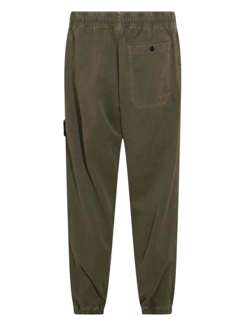 Stone Island elasticated patch trousers outlook