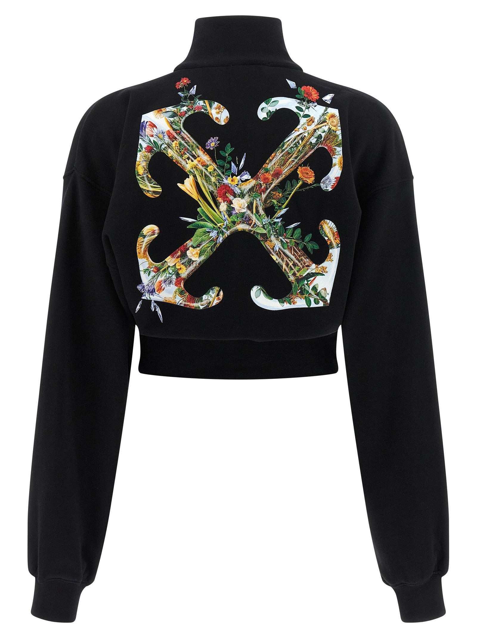 Off-White Women 'Arrow Glass Flower' Sweatshirt - 2